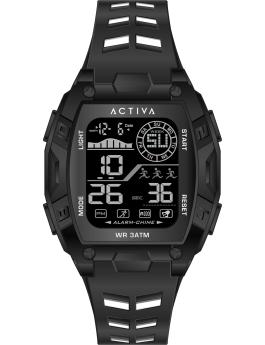 Activa Digital ACW8130-004 Reloj para Hombre - Movimiento Digital - Metal con Esfera Negra - 46 mm