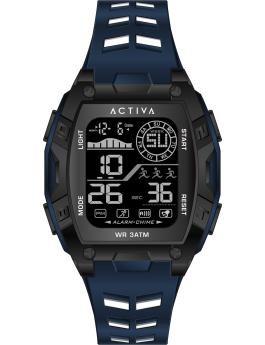 Activa Digital ACW8130-005 Reloj para Hombre - Movimiento Digital - Metal con Esfera Negra - 46 mm