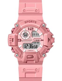 Activa Digital ACW532-002 Reloj de Mujer - Movimiento Digital - ABS con Esfera Rosa - 42 mm