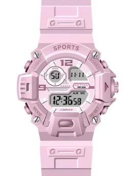 Activa Digital ACW532-006 Reloj de Mujer - Movimiento Digital - ABS con Esfera Morada - 42 mm