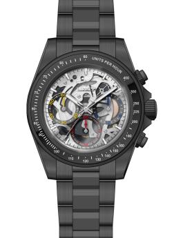 Invicta Speedway 50274 Reloj para Hombre - Movimiento de Cuarzo - Acero Inoxidable con Esfera Plateada - 39 mm