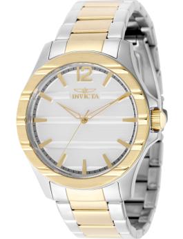 Invicta Speedway 50331 Reloj para Hombre - Movimiento de Cuarzo - Acero Inoxidable con Esfera Plateada - 43 mm