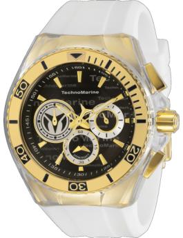 TechnoMarine Cruise TM-118126 Ανδρικό Ρολόι - Κίνηση Quartz - Ανοξείδωτο Ατσάλι με Μαύρο Καντράν - 46 mm
