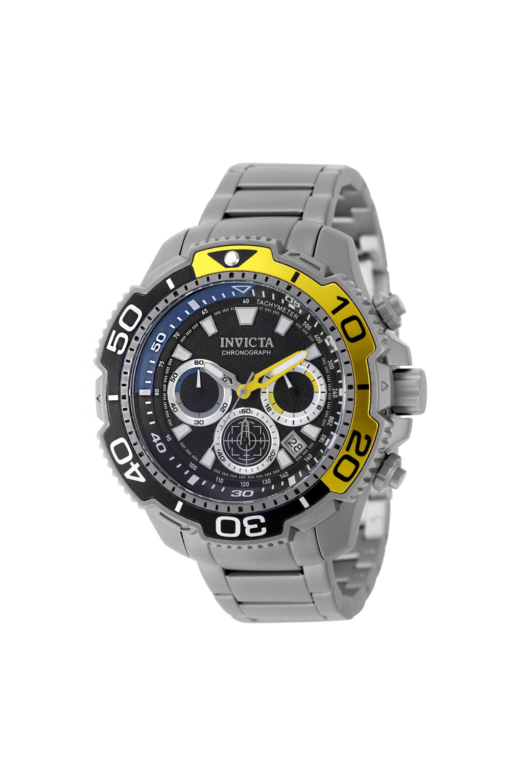 Invicta Ti-22 49492 Reloj para Hombre - Movimiento de Cuarzo - Titanio con Esfera Negra - 48 mm