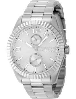 Invicta Specialty 49521 Reloj para Hombre - Movimiento de Cuarzo - Acero Inoxidable con Esfera Plateada - 43 mm