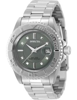 Invicta Pro Diver 49919 Reloj para Hombre - Movimiento de Cuarzo - Acero Inoxidable con Esfera Verde - 40 mm