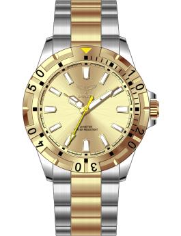 Invicta Specialty 69035 Relógio Masculino - Movimento Quartz - Metal com Mostrador Dourado - 42 mm