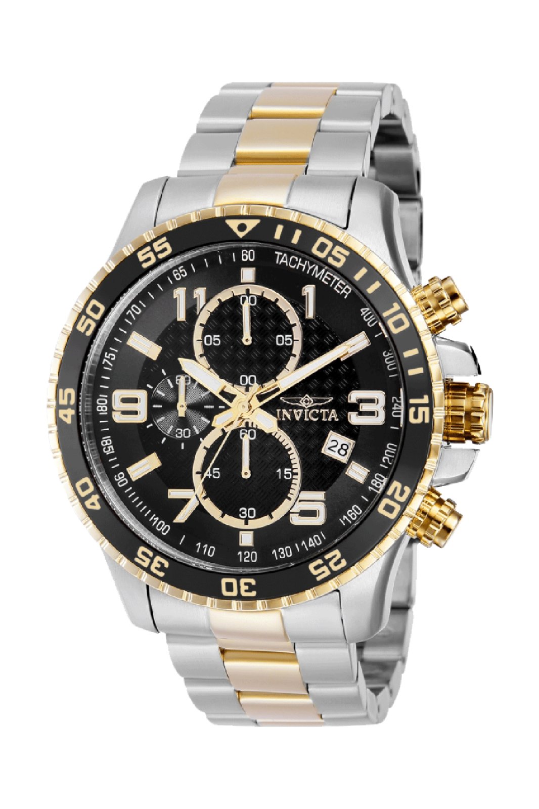 Invicta Specialty 69814 Relógio Masculino - Movimento Quartz - Aço com Mostrador Preto - 45 mm