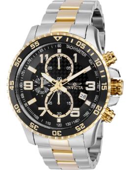 Invicta Specialty 69814 Relógio Masculino - Movimento Quartz - Aço com Mostrador Preto - 45 mm