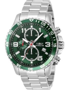 Invicta Specialty 69818 Reloj para Hombre - Movimiento de Cuarzo - Acero con Esfera Verde - 45 mm