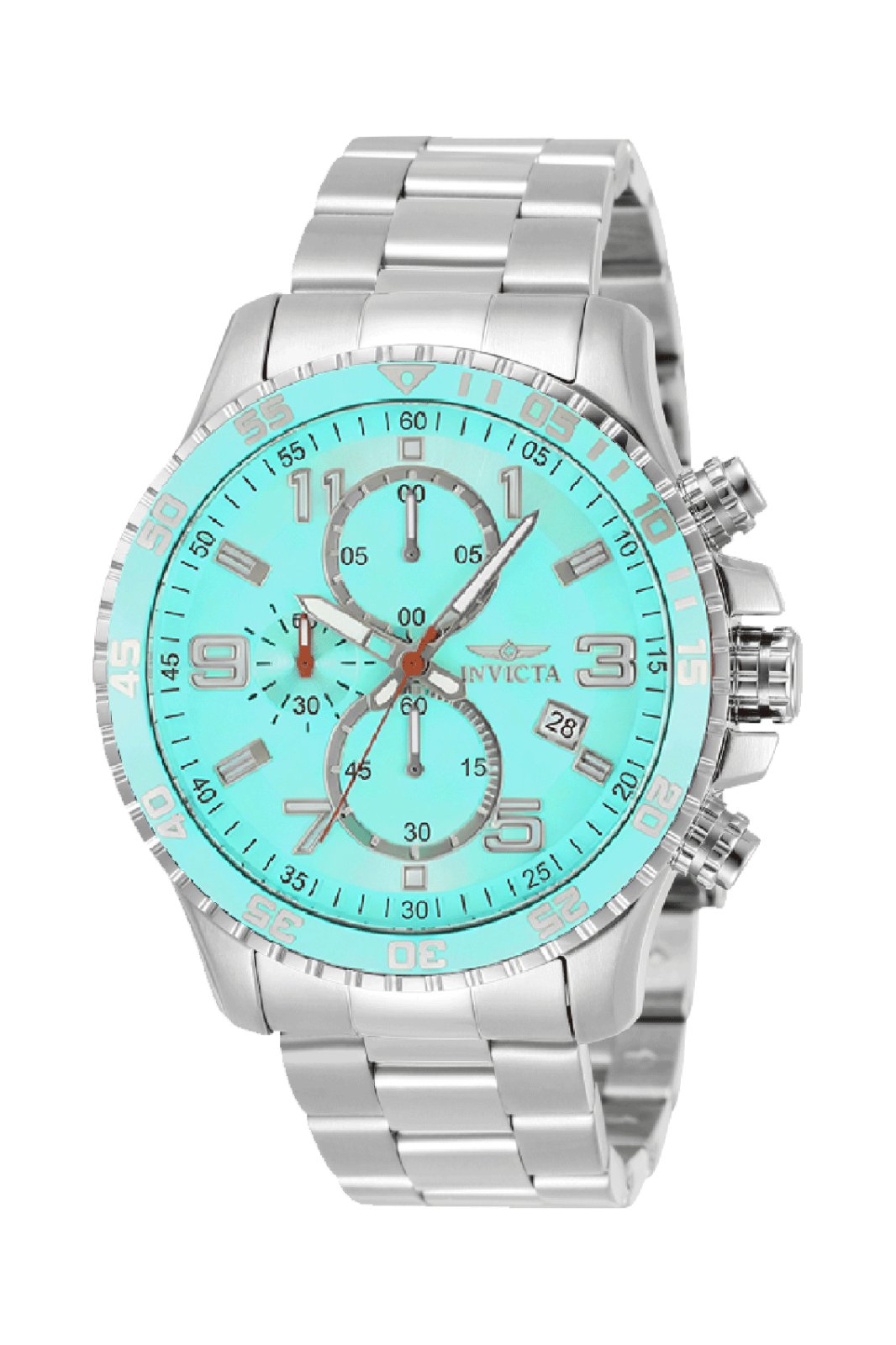 Invicta Specialty 69820 Reloj para Hombre - Movimiento de Cuarzo - Acero con Esfera Azul - 45 mm