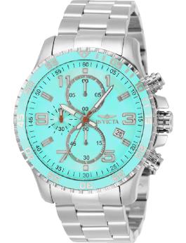 Invicta Specialty 69820 Reloj para Hombre - Movimiento de Cuarzo - Acero con Esfera Azul - 45 mm