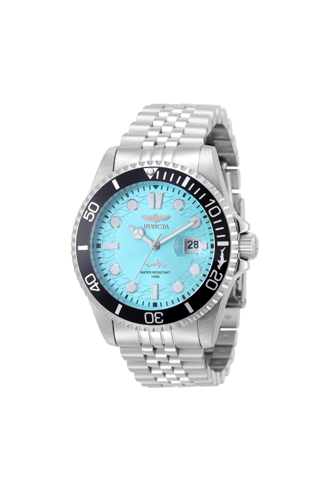 Invicta Pro Diver 50804 Reloj de Hombre - Movimiento de Cuarzo - Acero Inoxidable con Esfera Azul - 43 mm