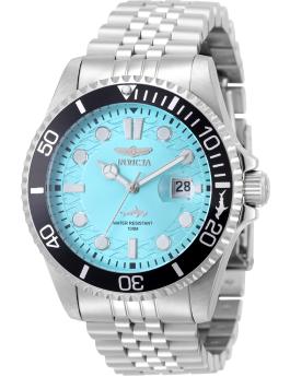 Invicta Pro Diver 50804 Reloj de Hombre - Movimiento de Cuarzo - Acero Inoxidable con Esfera Azul - 43 mm