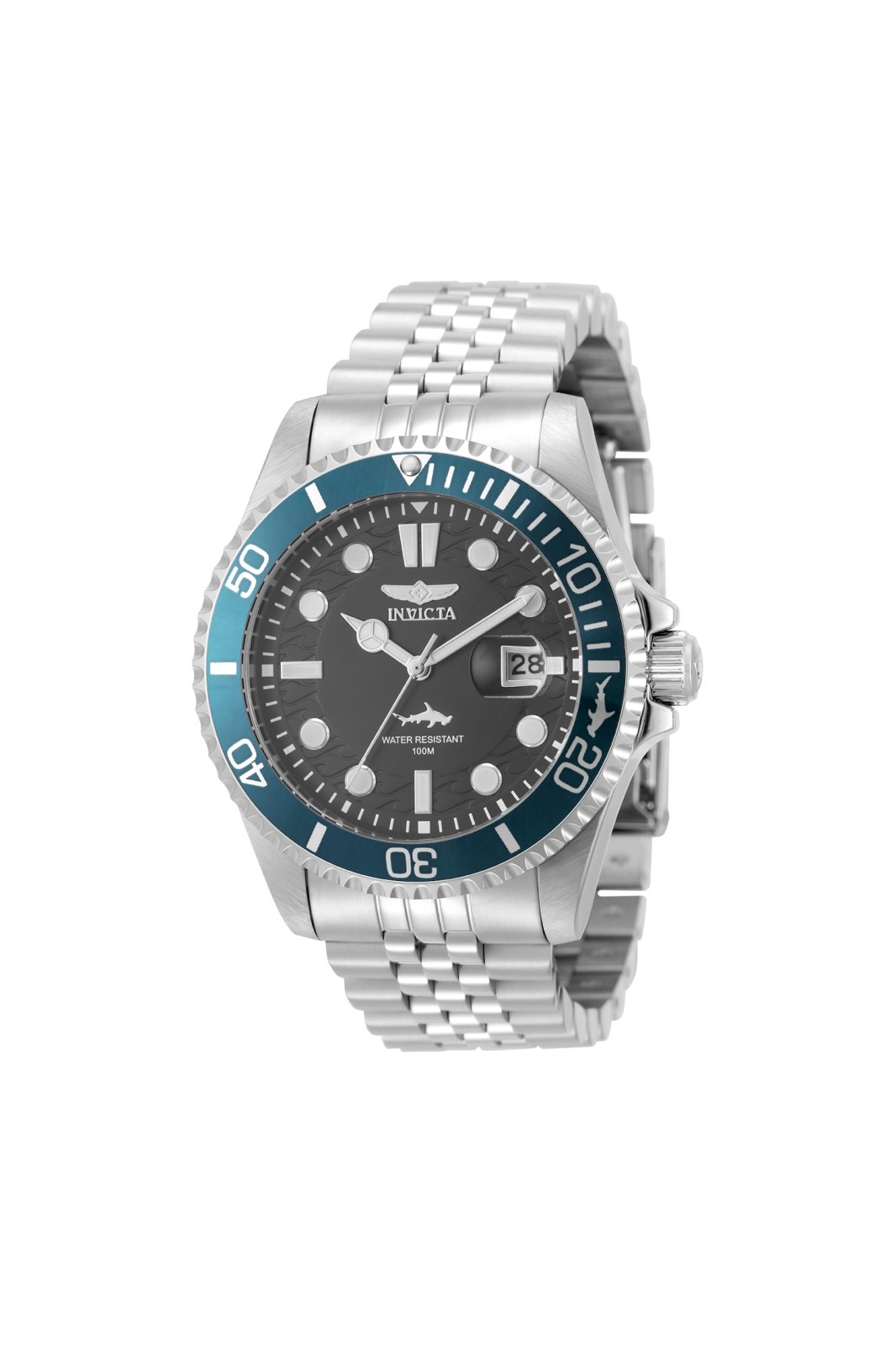 Invicta Pro Diver 50805 Reloj de Hombre - Movimiento de Cuarzo - Acero Inoxidable con Esfera Negra - 43 mm