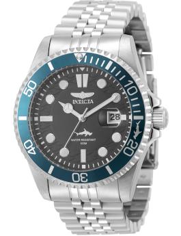 Invicta Pro Diver 50805 Reloj de Hombre - Movimiento de Cuarzo - Acero Inoxidable con Esfera Negra - 43 mm