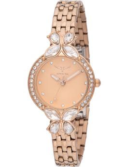 Invicta Wildflower 69098 Reloj de Mujer - Movimiento de Cuarzo - Metal con Esfera Dorada Rosa - 30 mm