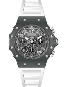 Invicta Racing 69618 Relógio Masculino - Movimento Quartz - Acrílico com Mostrador Prateado - 40 mm