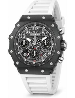 Invicta Racing 69618 Men's Watch - Quartz Movement - Acrylic with Silver Dial - 40 mm