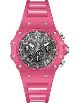 Invicta Racing 69623 Reloj para Hombre - Movimiento de Cuarzo - Acrílico con Esfera Plateada - 40 mm