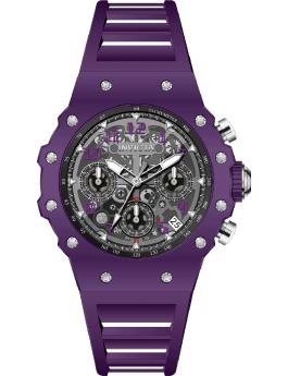 Invicta Racing 69625 Reloj para Hombre - Movimiento de Cuarzo - Acrílico con Esfera Plateada - 40 mm