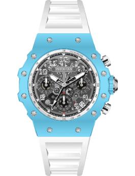 Invicta Racing 69627 Relógio Masculino - Movimento Quartz - Acrílico com Mostrador Prateado - 40 mm