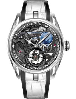 Invicta Celestial 70140 Reloj de Hombre - Movimiento Automático - Acero Inoxidable con Esfera Plateada - 44 mm
