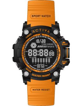 Activa Digital ACW8020-005 Reloj de Hombre - Movimiento Digital - ABS con Esfera Negra - 56 mm