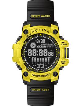 Activa Digital ACW8020-010 Reloj de Hombre - Movimiento Digital - ABS con Esfera Negra - 56 mm