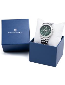 Montres Prestige Classic MPW-0057 Montre Homme - Mouvement Quartz - Métal avec Cadran Vert - 40 mm