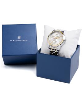 Montres Prestige Classic MPW-0066 Montre Homme - Mouvement Quartz - Métal avec Cadran Blanc - 41 mm
