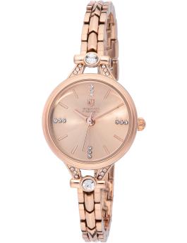Montres Prestige Classic MPW-0211 Reloj de Mujer - Movimiento de Cuarzo - Metal con Esfera Dorada Rosa - 28 mm