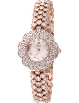 Montres Prestige Classic MPW-0235 Reloj de Mujer - Movimiento de Cuarzo - Metal con Esfera Oro Rosa - 28 mm