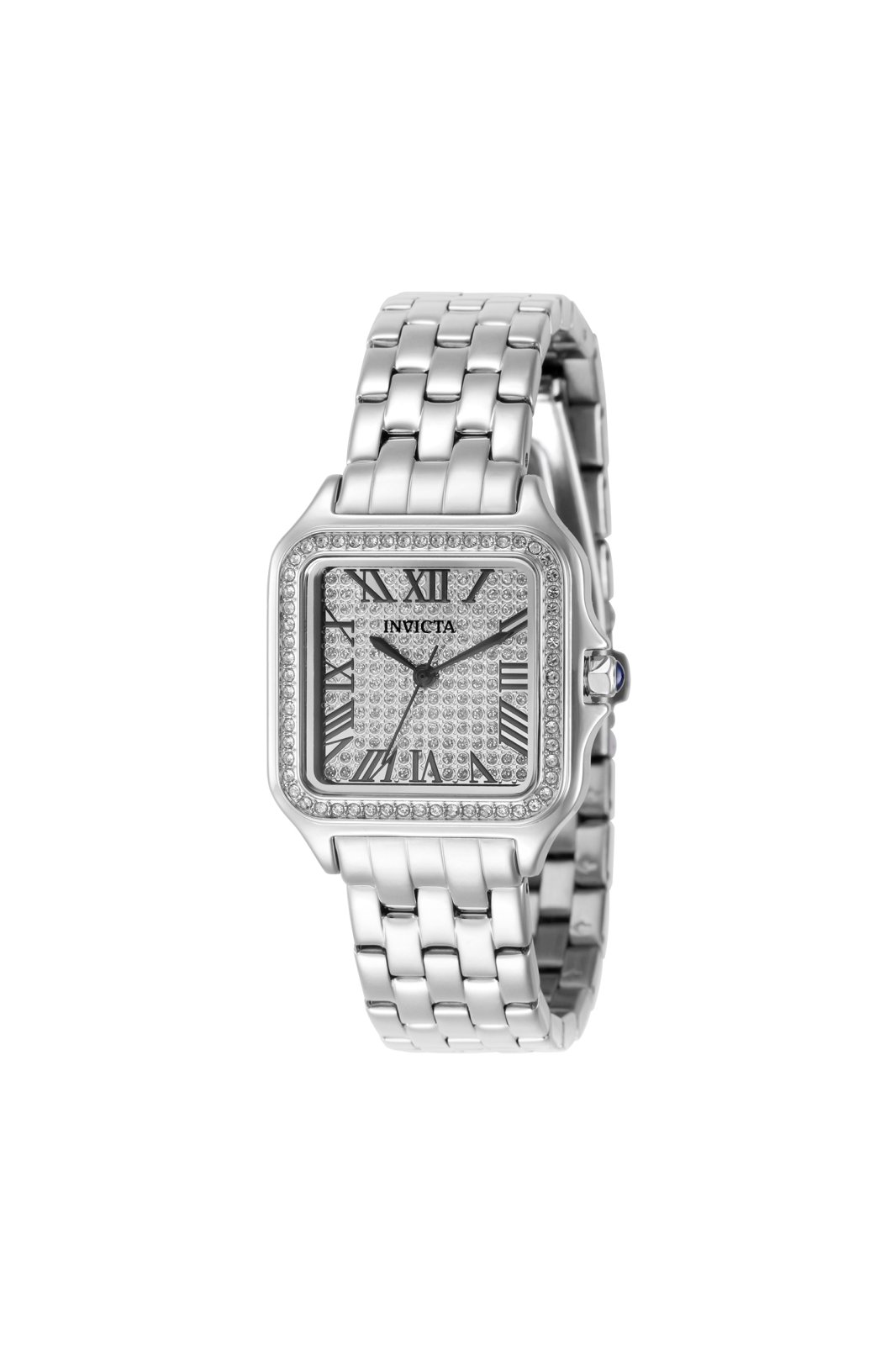 Invicta Angel 50623 Reloj de Mujer - Movimiento de Cuarzo - Acero Inoxidable con Esfera Plateada - 28 mm