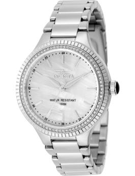 Invicta Angel 50648 Reloj para Mujer - Movimiento de Cuarzo - Acero Inoxidable con Esfera de Nácar - 38 mm
