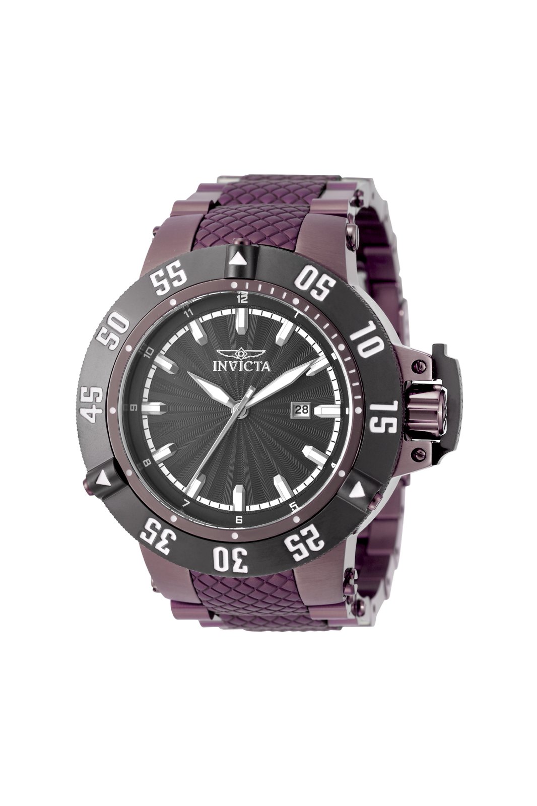 Invicta Subaqua 50792 Relógio Masculino - Movimento Quartz - Aço Inoxidável com Mostrador Preto - 50 mm