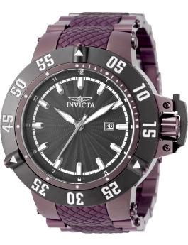 Invicta Subaqua 50792 Relógio Masculino - Movimento Quartz - Aço Inoxidável com Mostrador Preto - 50 mm