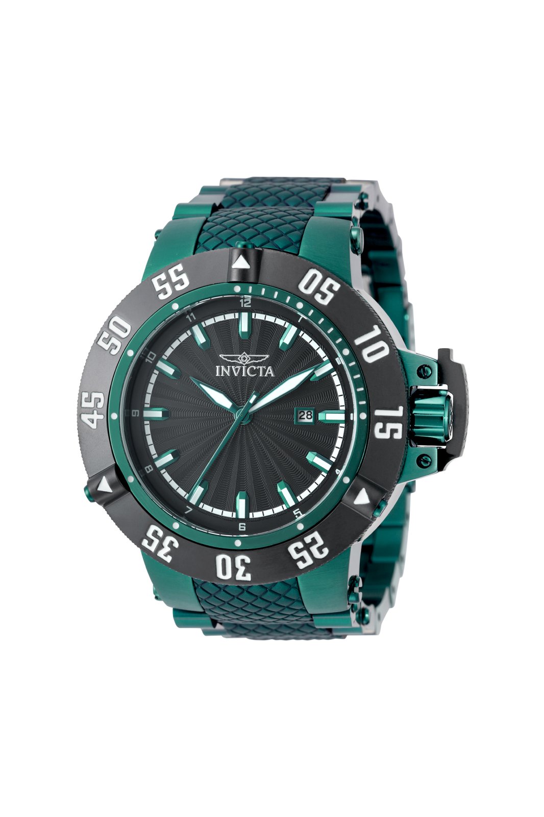 Invicta Subaqua 50793 Reloj para Hombre - Movimiento de Cuarzo - Acero Inoxidable con Esfera Negra - 50 mm