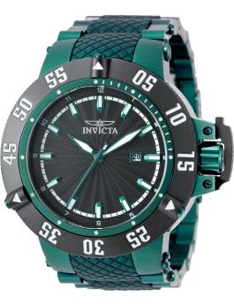 Invicta Subaqua 50793 Reloj para Hombre - Movimiento de Cuarzo - Acero Inoxidable con Esfera Negra - 50 mm