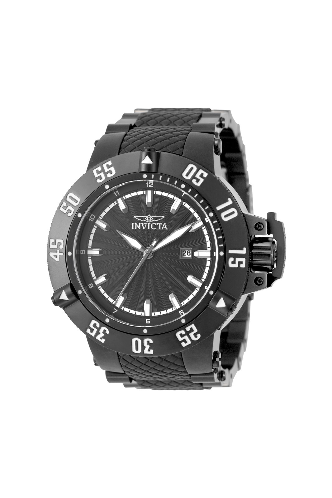 Invicta Subaqua 50794 Relógio Masculino - Movimento Quartz - Aço Inoxidável com Mostrador Preto - 50 mm