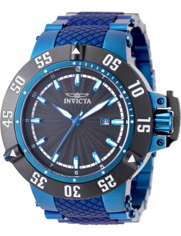 Invicta Subaqua 50795 Reloj de Hombre - Movimiento de Cuarzo - Acero Inoxidable con Esfera Negra - 50 mm