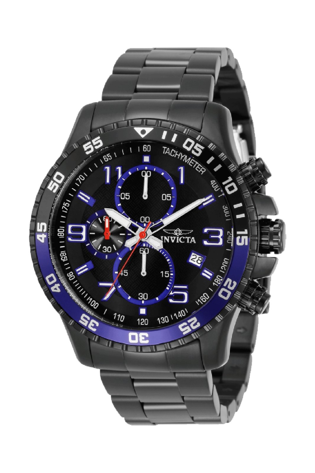 Invicta Specialty 69811 Reloj para Hombre - Movimiento de Cuarzo - Acero con Esfera Gris - 45 mm