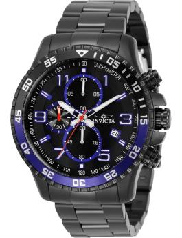 Invicta Specialty 69811 Reloj para Hombre - Movimiento de Cuarzo - Acero con Esfera Gris - 45 mm