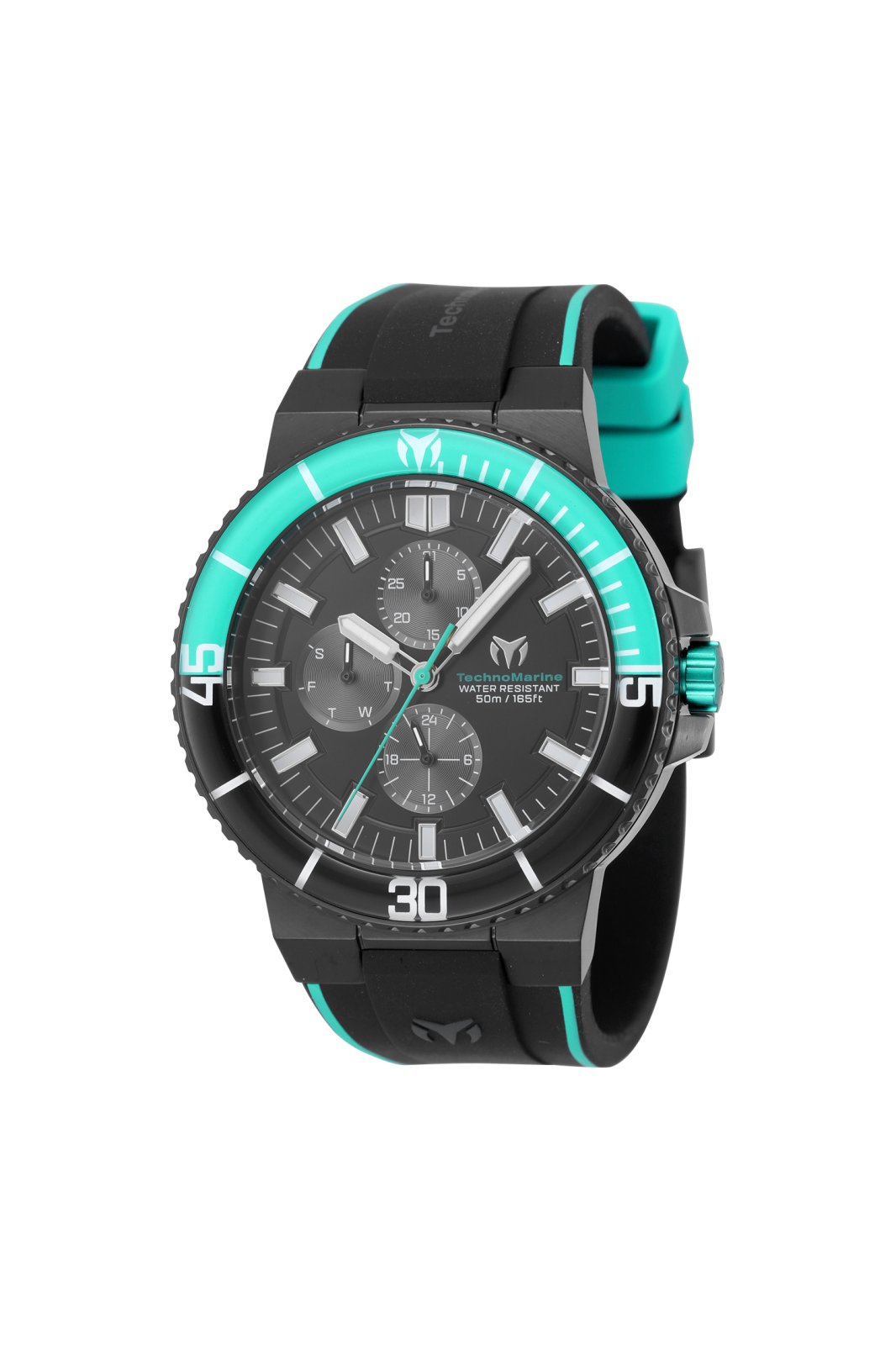 TechnoMarine Racing Legends TM-525031 Reloj de Hombre - Movimiento de Cuarzo - Acero Inoxidable con Esfera Negra - 43 mm