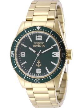 Invicta Ocean Voyage 50019 Relógio Masculino - Movimento Quartz - Aço Inoxidável com Mostrador Verde - 38 mm