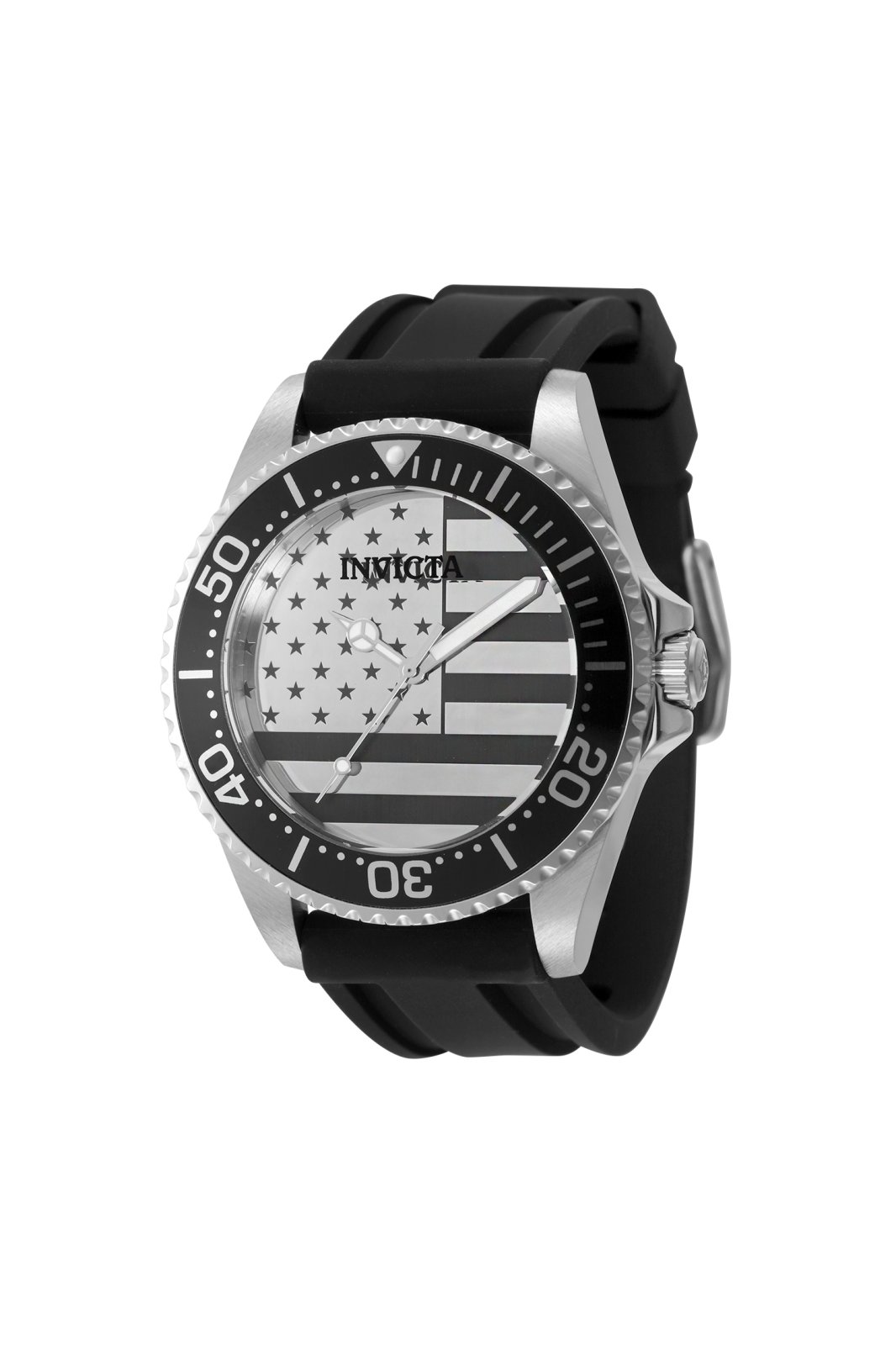 Invicta Pro Diver 50418 Orologio da Uomo - Movimento al Quarzo - Acciaio Inossidabile con Quadrante Grigio - 45 mm