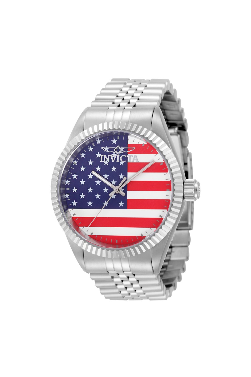 Invicta Specialty 50420 Herenhorloge - Quartz Uurwerk - Roestvrij Staal met Rode Wijzerplaat - 43 mm