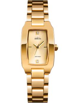 Invicta Wildflower 70235 Reloj de mujer - Movimiento de cuarzo - Metal con esfera dorada - 22 mm