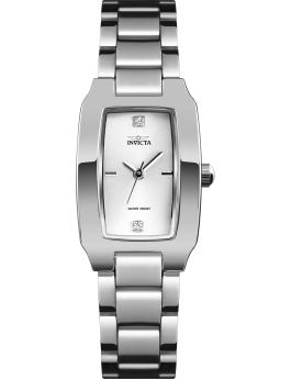 Invicta Wildflower 70236 Reloj de mujer - Movimiento de cuarzo - Metal con esfera plateada - 22 mm