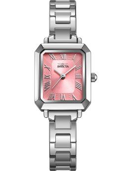 Invicta Celestial 70252 Reloj de mujer - Movimiento de cuarzo - Metal con esfera rosa - 20 mm